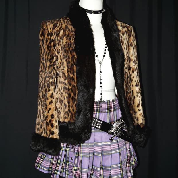 leopard fur jacket 