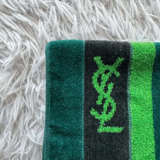 YVESSAINTLAURENT 일본빈티지 손수건 입생로랑 수건 타올 F