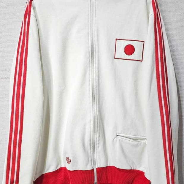 아디다스 일본 일장기 제펜 트랙탑 져지집업 100~105/L~XL