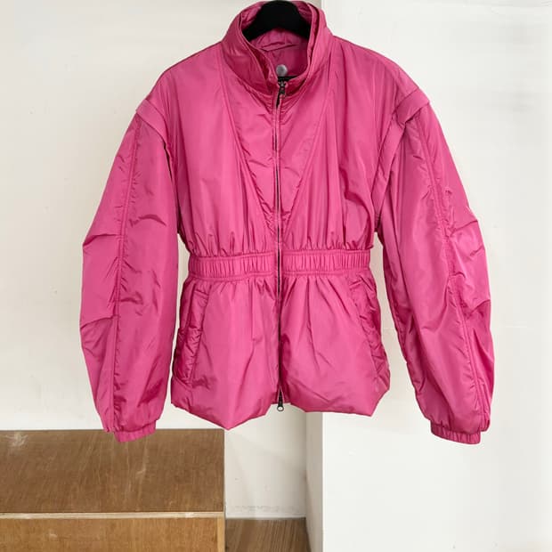 이자벨 마랑 핑크 컨버터블 패디드 자켓