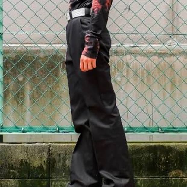 토가 디키즈 플레어 팬츠 블랙