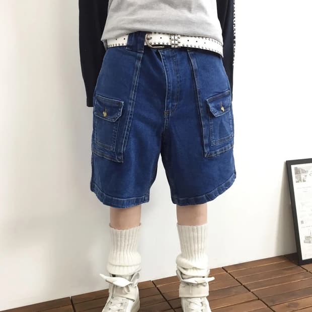 John Blair Work Denim Shorts
