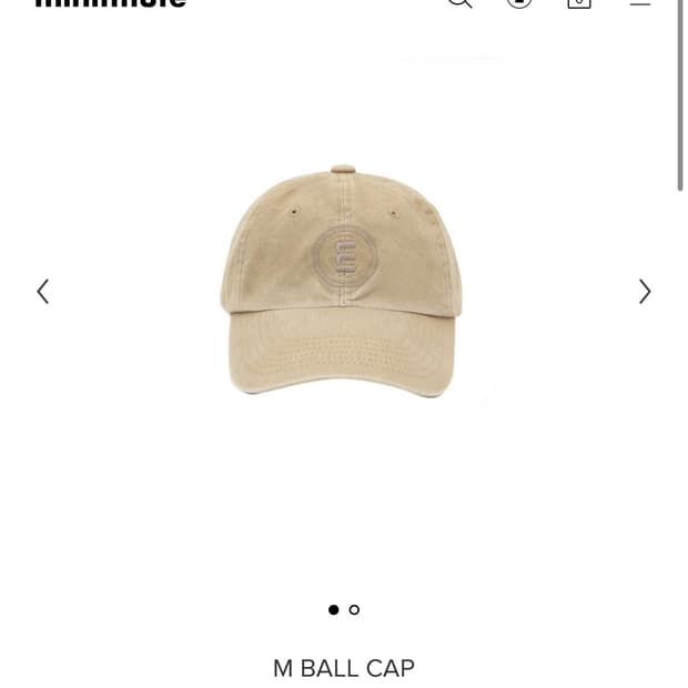미닛뮤트 M Ball Cap 