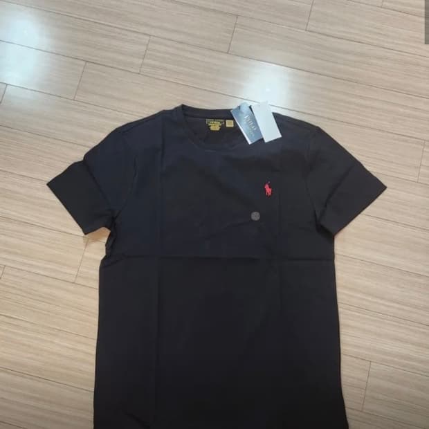 폴로 반팔 블랙 S