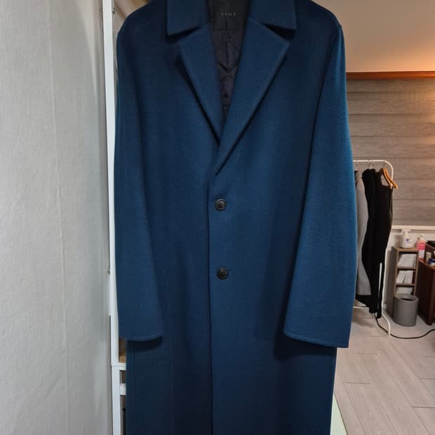 타임옴므 캐시미어 싱글코트 105 블루
