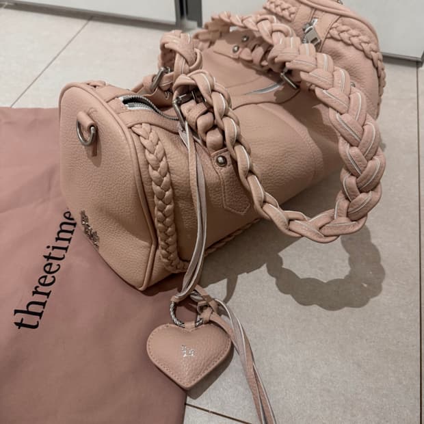 쓰리타임즈 브레이드백 핑크 