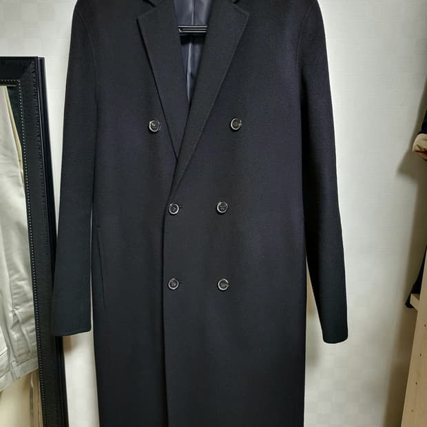 크리드옴므x타트 핸드메이드 더블코트 48(100)