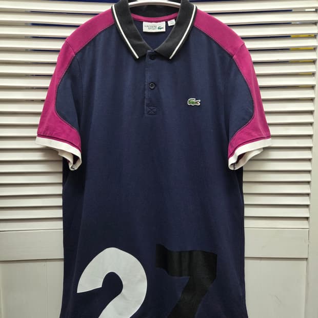 라코스테 프린티드 폴로 셔츠