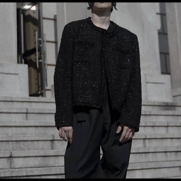 onash 트위드 자켓 초판