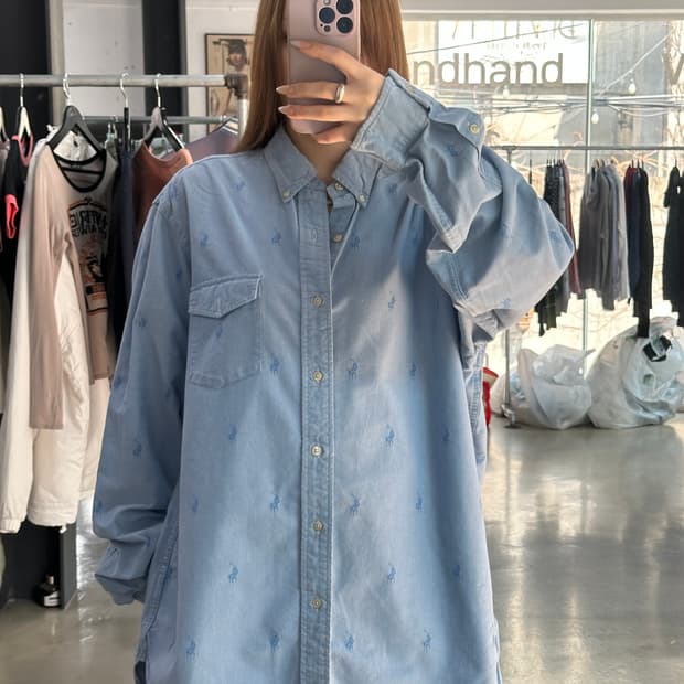 폴로랄프로렌 폴로 올오버 셔츠 소라