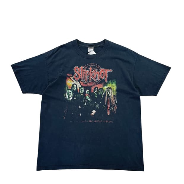 00s Slipknot 빈티지 밴드 티셔츠