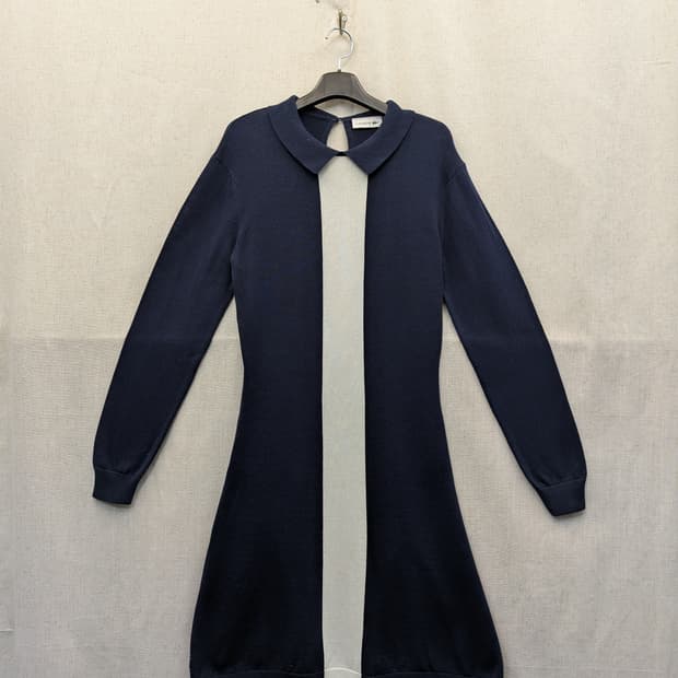 라코스테 네이비 니트 원피스