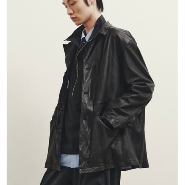 유스 워시드 레더 자켓 L 구합니다