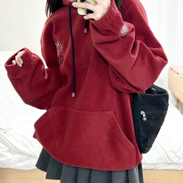 WWS NFL 90‘s 샌프란시스코 포티나이너스 플리스 후드