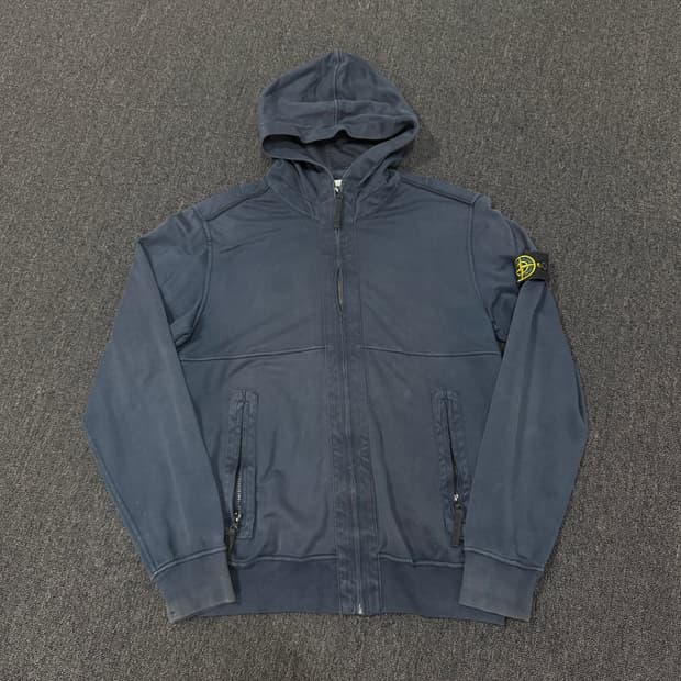 스톤아일랜드 네이비 후드집업