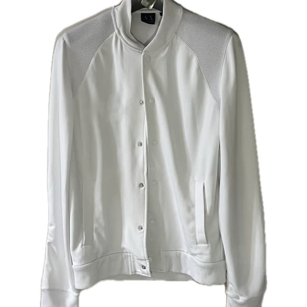 아르마니 익스체인지 메쉬 패널 자켓