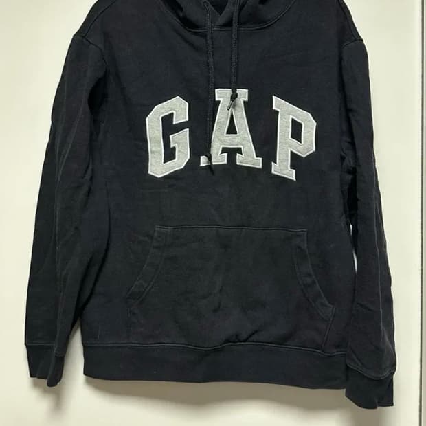 GAP 갭 검정 회색 후드티 M (실측 XL)