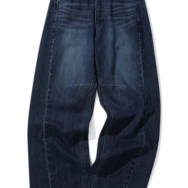 오들리워크샵 Wide Jeans Indigo