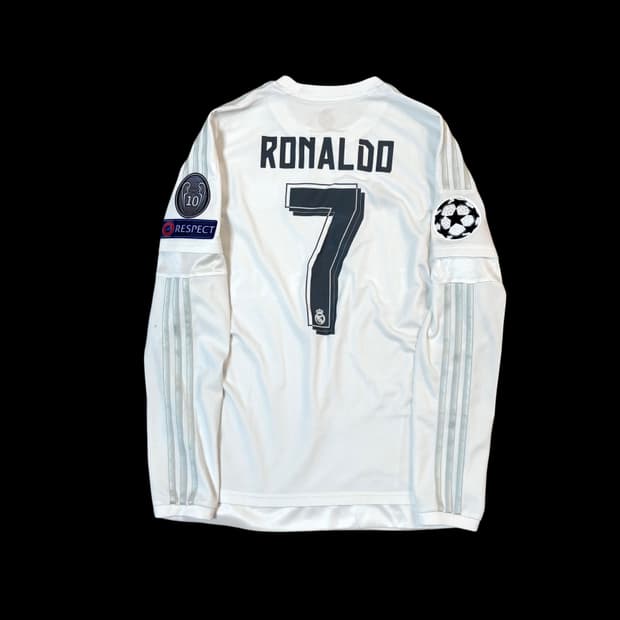 아디다스 15 16 레알 마드리드 홈 호날두 긴팔 유니폼