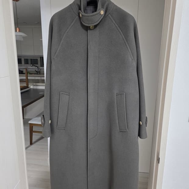 브라운야드 24FW 발마칸코트 올리브그레이 3사이즈