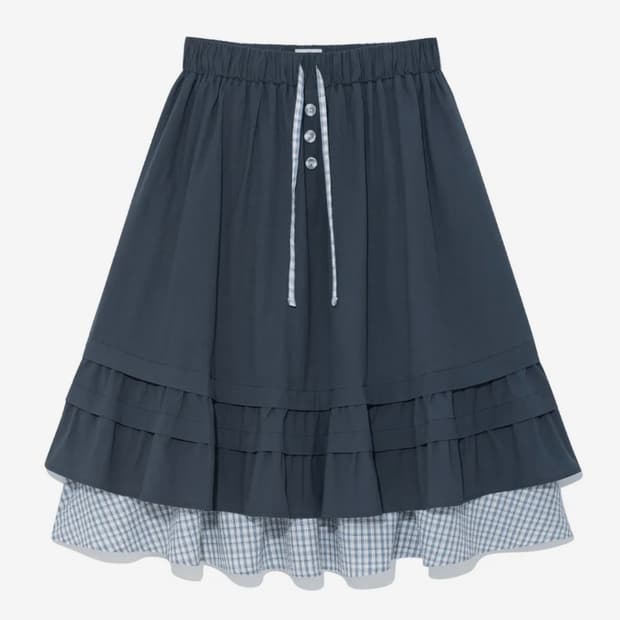 더콜디스트모먼트 레이어드 스커트 치마