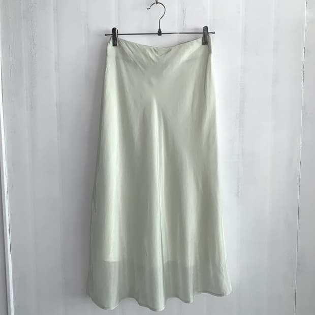 Apple Mint Sheer Long Skirt(새상품)