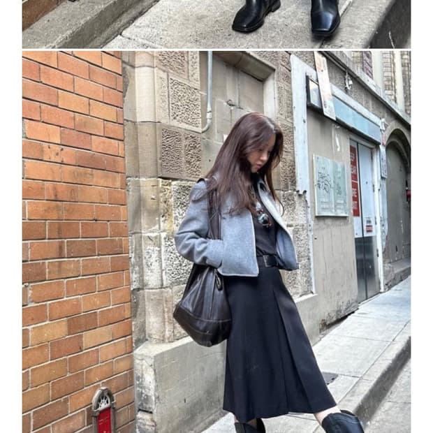 레이브 Trucker Jacket in Grey