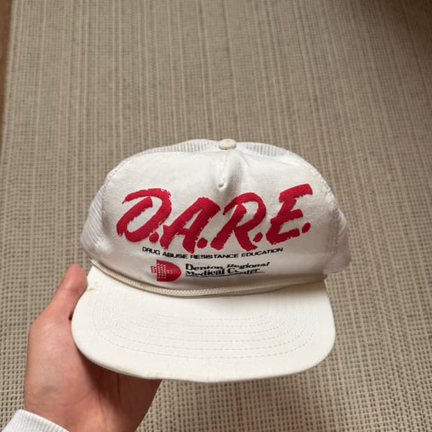 90s made in USA d.a.r.e 캡