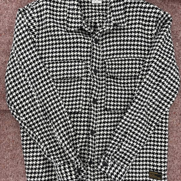 🖤 ZARA 하운드투스 체크 자켓 셔켓