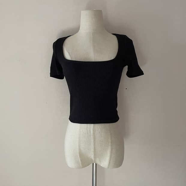 zara 자라 반팔 스퀘어넥 반팔