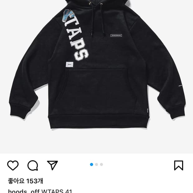 [M] WTAPS 20AW KATZ / HOODED / BLK