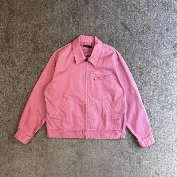 유니클로 핑크 집업 재킷