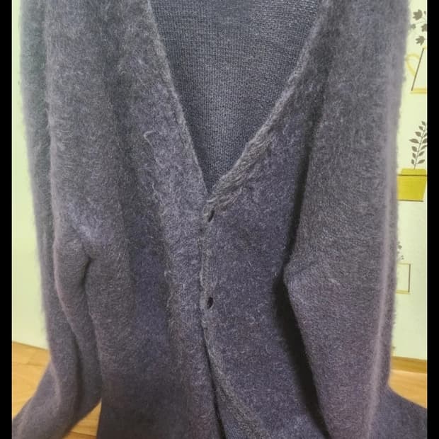 니들스 모헤어 가디건 퍼플 XL 