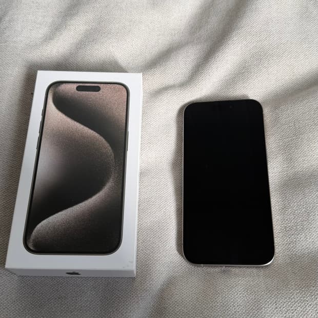 아이폰15프로 내츄럴 티타늄 256GB