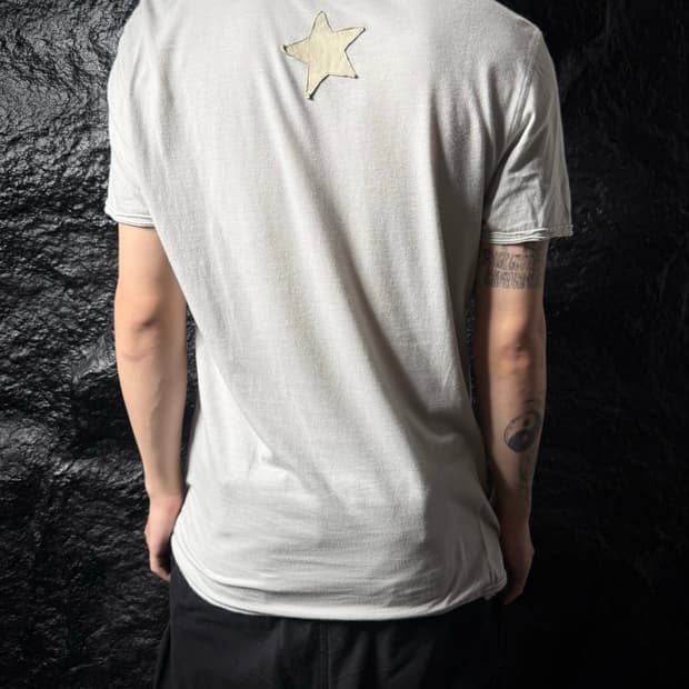 Giorgio Brato Star Patch U-Neck T-Shirt