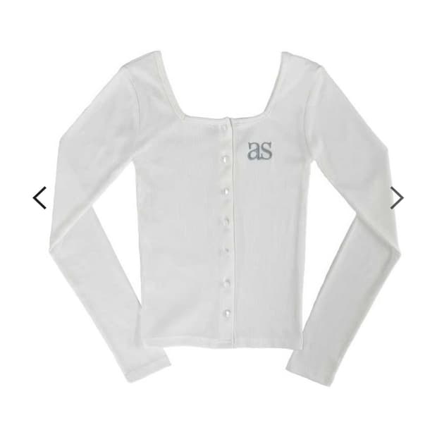 애즈온 시실리 버튼 가디건