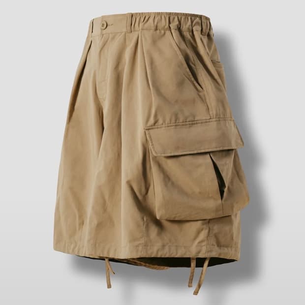 앵글런 카코 하프 팬츠 베이지