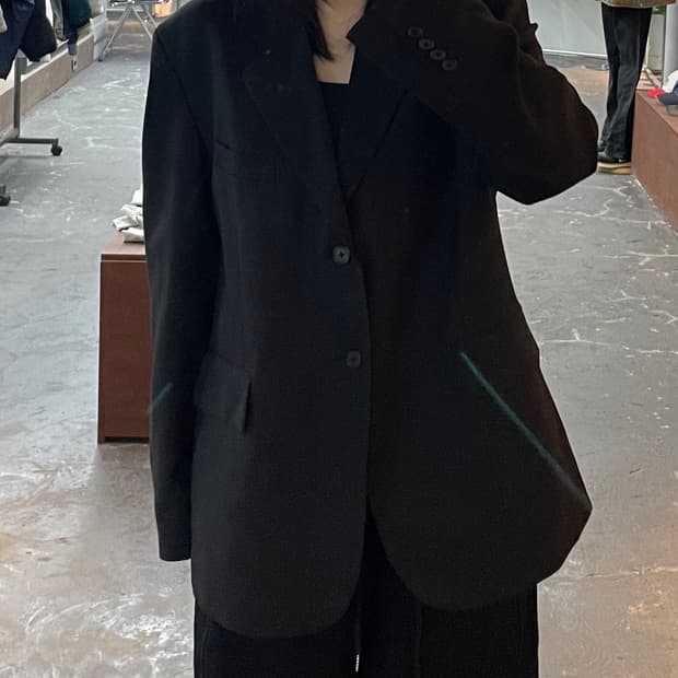 인사일런스 투버튼 블레이저 자켓 H1536