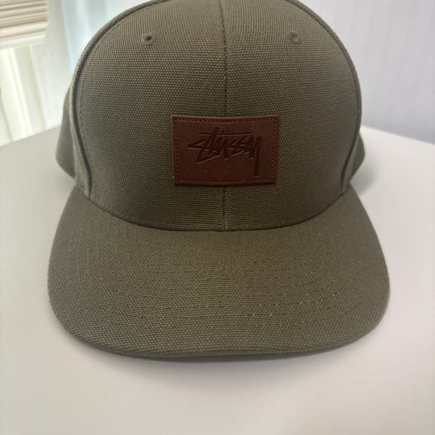 스투시 카키 모자