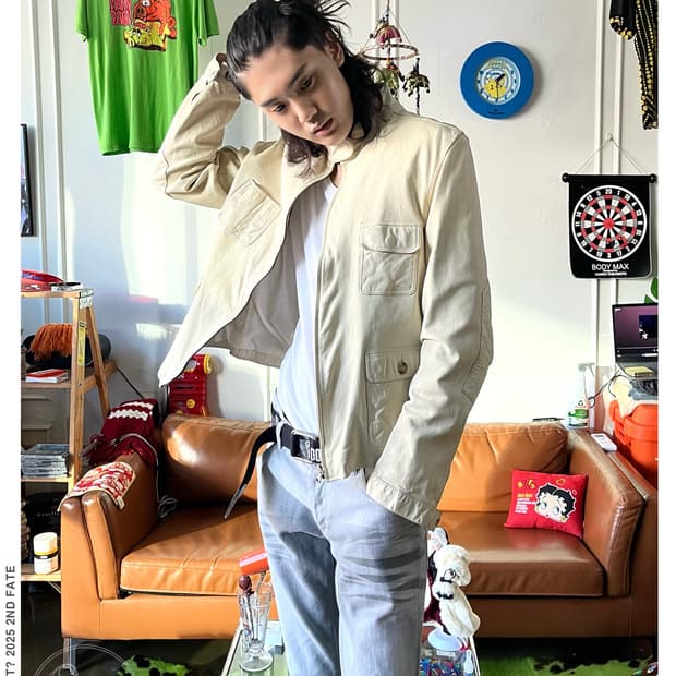 Italian Real Lambskin Utility Jacket