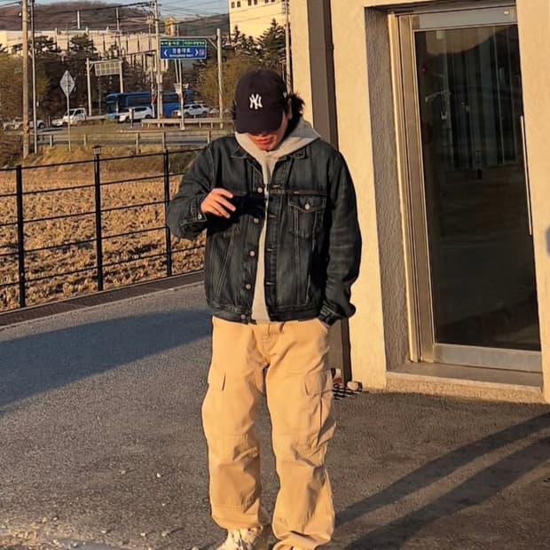 (34x32) 칼하트윕 레귤러핏 카고 팬츠 콜롬비아 베이지