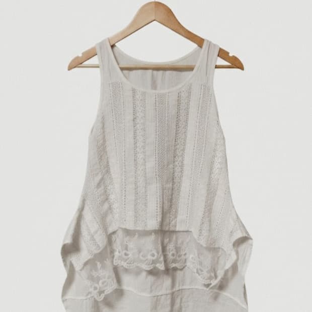 보헤미안 화이트 드레이프 블라우스