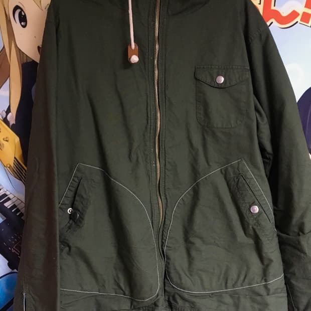 [Vintage] 빈티지 카키 코튼 야상 자켓 khaki jacket