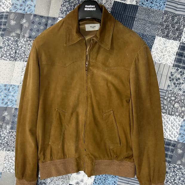 롤링스튜디오 웨스턴 스웨이드 자켓 브라운 L사이즈