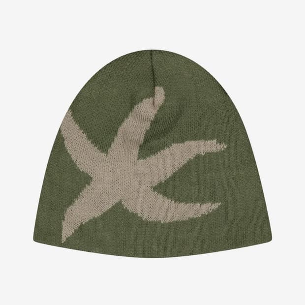 더콜디스트모먼트 TCM starfish beanie (khaki)