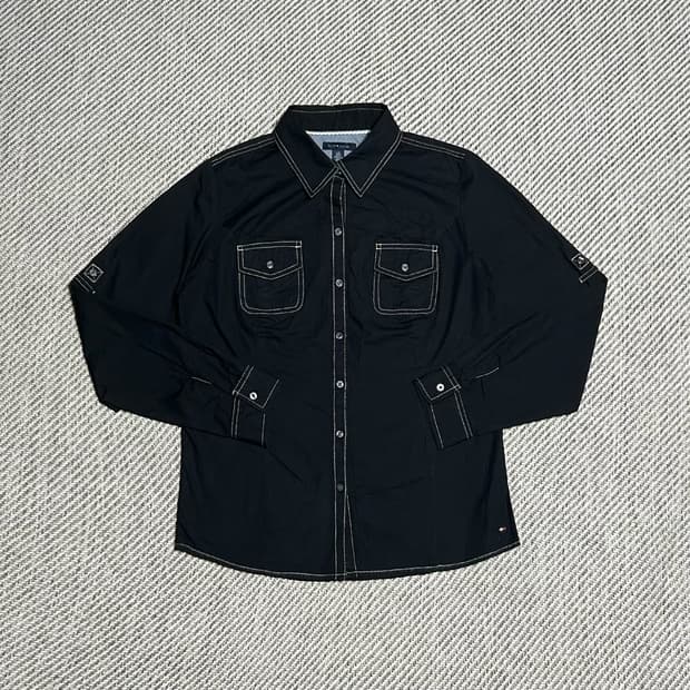 [L] Tommy 타미힐피거 우먼즈 스티치 셔츠