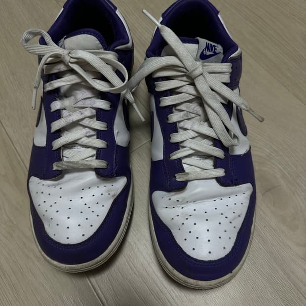 나이키 덩크 코트 퍼플 285