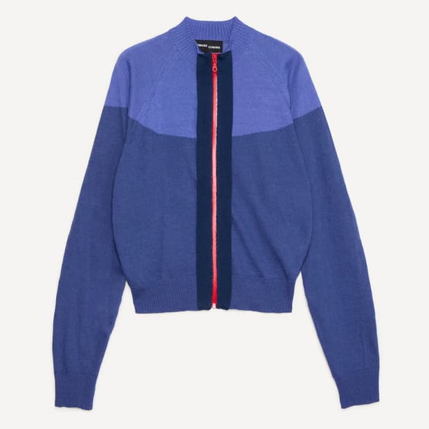 [1,2,3]에드워드 커밍 Half Moon Racer 가디건/블루