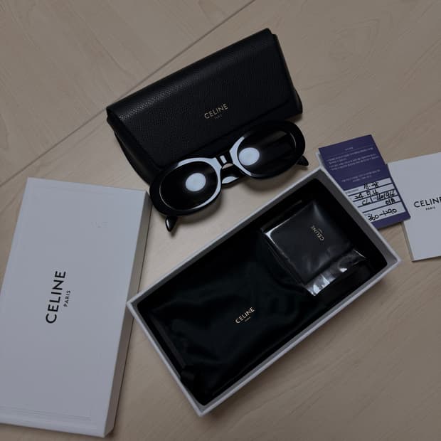 (풀박, 백화점) 셀린느 트리옹프 01 선글라스 뷔착용