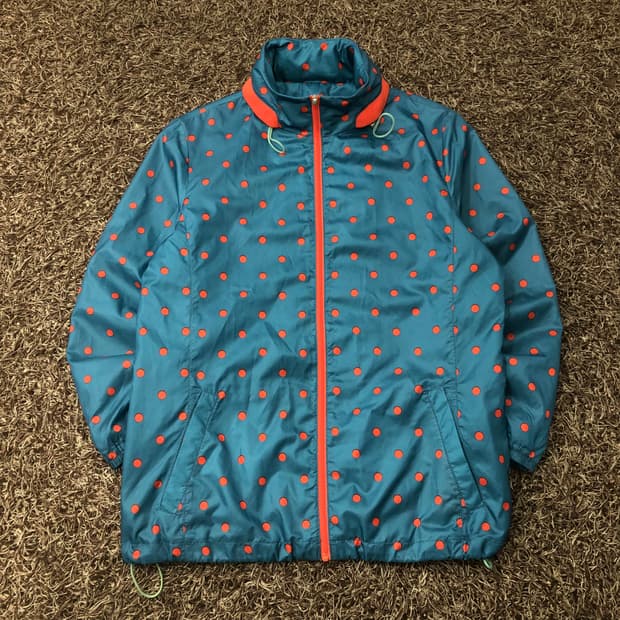 그린조이 땡땡이 도트 바라막이 자켓